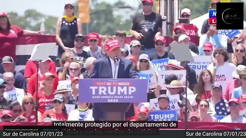 Rally de D.Trump con sub-titulos en español en el Sur de Carolina el 07/01/23!