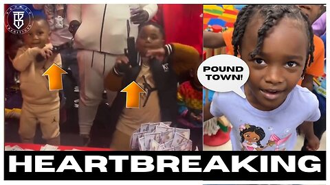 Black Boys Mimic Rappers with Guns and Money at a Birthday Party-Black Girls sing Pound Town at Pre K school