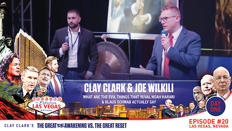 Clay Clark & Joe Wilkili the Host of The Connect Those Dots Podcast | What Are the Evil Things That Yuval Noah Harari & Klaus Schwab Actually Say | Request Tickets Via Text At 918-851-0102