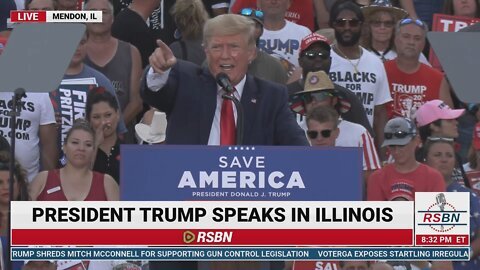 ~ President Trumps Full Speech at The Save America Rally in Mendon, IL 6/25/22 ~