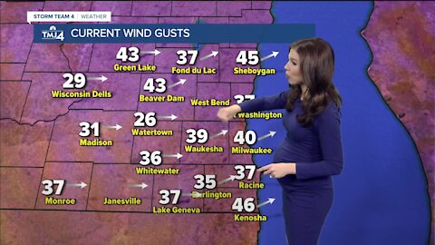 Wind advisory is in effect until 5 p.m. Thursday