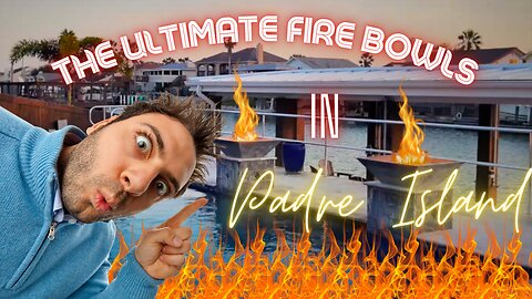 The Ultimate Fire Bowls Found in Padre Island, You gotta see this...