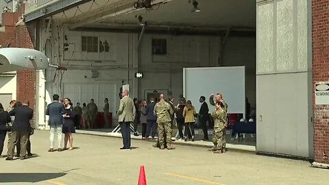 New hangar at Selfridge Air National Guard base