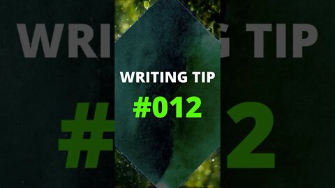 Writing Tip 012 - Setting the Scene #shorts #writingtips