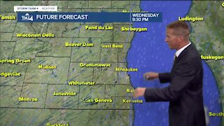 Cooler, nicer day Wednesday