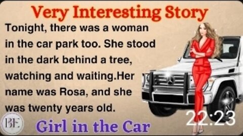 Learn English Through ⭐ Story Live - 1 Gril in the car - Graded Reader