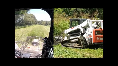 Raw bush hogging & land clearing video, enjoy the smell & pack man adventure!