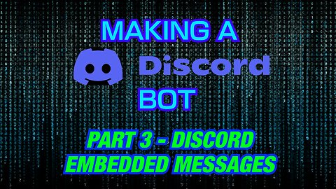 MAKING A DISCORD BOT IN C# | #3 - DISCORD EMBED MESSAGES & CREATING A CARD GAME