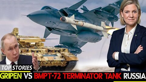 How SAAB Gripen Dealed with Russia's Deadly BMPT-72 Terminator Tank.