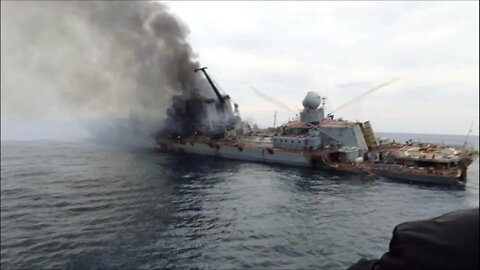 First Images Of The Lost Russian Cruiser Moskva Emerge