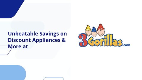 Unbeatable Savings on Discount Appliances & More at 3gorillas.com | stufftodo.us