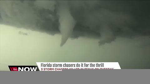 Florida storm chasers do it for the thrill