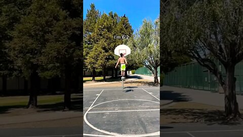 THIS HOOP IS 10'2 😳🚀 #Shorts