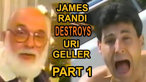 James Randi DESTROYS Psychic Uri Geller - Part 1