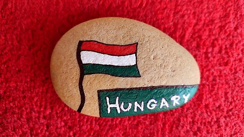 Welcome to Hungary. Hungarian flag, creative hobby