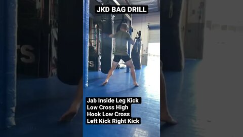 JKD BAG DRILL Low Cross High Hook Low Cross