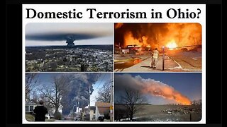 Was the Train Crash and Chemical Burn in Ohio an Act of Domestic Terrorism?