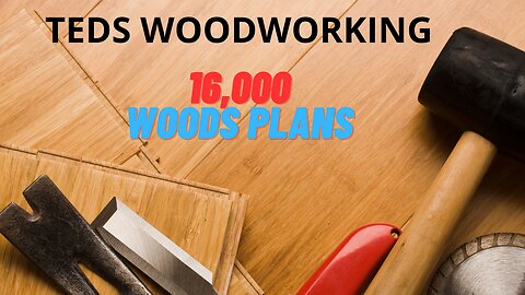 TEDS WOODWORKING - 16,000 WOODS PLANS - WATCH THIS