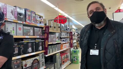 Arrested for not wearing a mask | Sainsbury's Supermarket