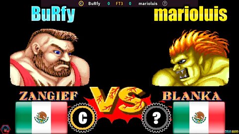 Street Fighter II: The World Warrior (BuRfy Vs. marioluis) [Mexico Vs. Mexico]