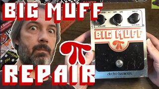 1976 Electro Harmonix BIG MUFF PI Fuzz: Low Output Volume REPAIR & MODS