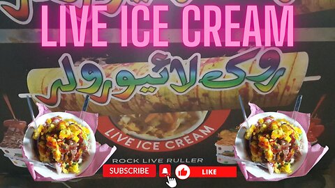 LIVE ICE CREAM | Hussainabad Food Street | @DesiBoyzKHI