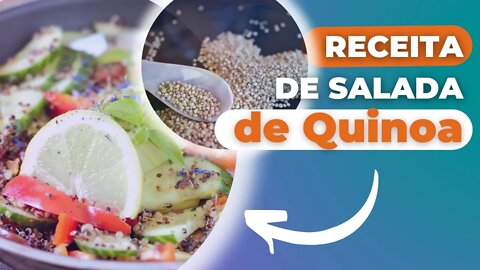 Receita Vegana de Salada de Quinoa #shorts