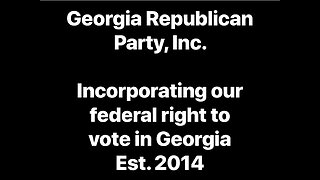 Georgia Republican Party, Inc. PERSPECTIVES