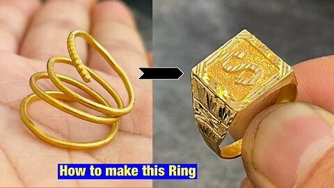 Making gold ring