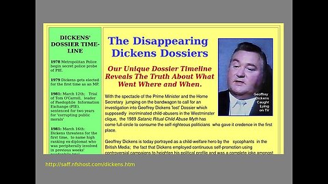 THE DICKENS DOSSIER - BRITISH PEDO COVER UP