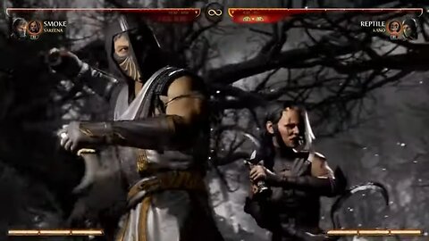 Mortal Kombat 1 2023 Smoke & Sareena Kameo Fatal Blow