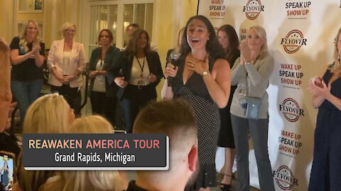 Mel K at Flyover Conservative Meet & Greet in Grand Rapids MI at the ReAwaken America Tour 8-20-2021
