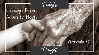 Genesis 5 KJV Audio Bible| The lineage from Adam to Noah