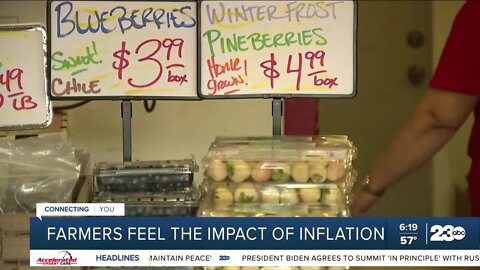 Farmers feel the impact of inflation