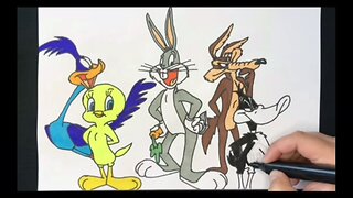 Drawing Looney Tunes