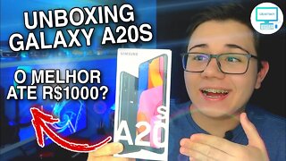 GALAXY A20S AINDA VALE A PENA? - Unboxing e Primeiras Impressões