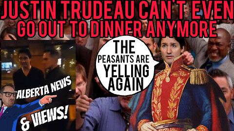 HOLY COW- Justin Trudeau is SWARMED by super fans at restaurant forcing him to leave.