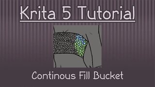 Krita 5.1: Continuous Fill Bucket