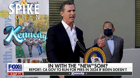 Gavin Newsom may run for Pres if Biden doesn't - Spike on Kennedy - 9/19/22 - part 2