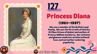 Princess Diana (1961–1997) | TOP 150 Women That CHANGED THE WORLD | Short Biography