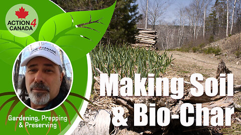 A4C Prepper Dan Making Soil and Bio-char Vlog3