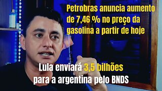 Aumento da Gasolina anunciado pela Petrobras é de 7,46 %