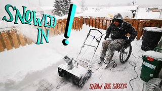 WheelChair User VS SnowBlower !