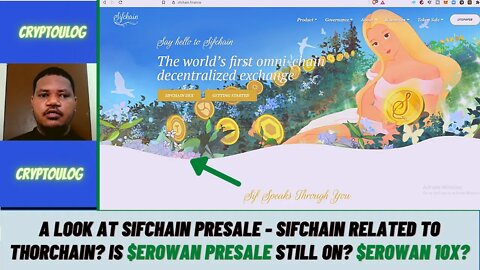Look At Sifchain Presale - Sifchain Related To Thorchain? Is $EROWAN Presale Still On? $Erowan 10x?