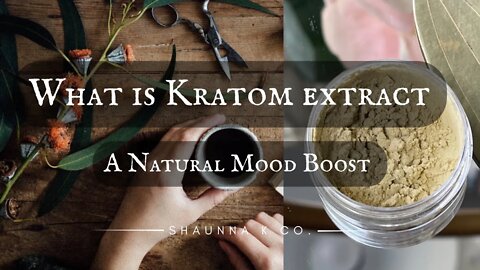 What is Kratom Extract? How I Get a Natural Mood Boost Fast!