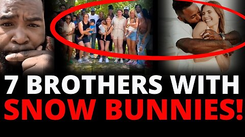 ＂ TRIGGERED BLK WOMEN & MEN React To 7 BROTHERS Married To 7 White Women.. ＂ ｜ The Coffee Pod