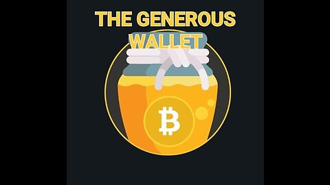 1st Generous Wallet Bitcoin #BSV & Not CBDC