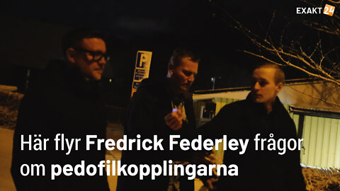 Här flyr Fredrick Federley frågor om pedofilkopplingarna