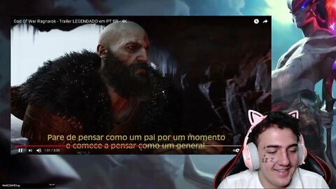 God Of War Ragnarok - Trailer LEGENDADO em PT BR - 4K | REACT