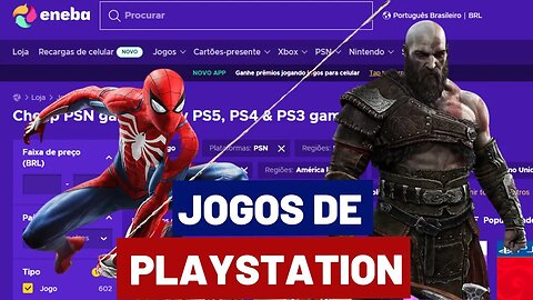 JOGOS MAIS BARATO DE PLAYSTATION NO ENEBA